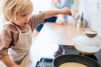 Pancake Mini Muffins (Ages 2-8 w/ Caregiver)